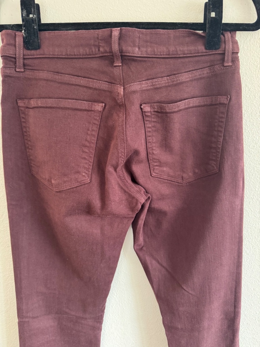 J Brand Tyler Murlow Burgundy Skinny Jeans Size 29 - Picture 5 of 9